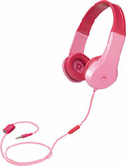 MOTOROLA JR200 PINK ΟN EAR ΠΑΙΔΙΚΑ ΑΚΟΥΣΤΙΚΑ HANDS FREE ΜΕ SPLITTER