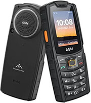 ΚΙΝΗΤΟ AGM M6 ΜΑΥΡΟ ΑΔΙΑΒΡΟΧΟ ΑΝΘΕΚΤΙΚΟ ΣΕ ΠΤΩΣΗ IP68/IP69K DUAL SIM BLUETOOTH ΟΘΟΝΗ 2.4"