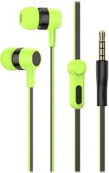 LAMTECH HANDSFREE WITH MIC 3,5MM JACK GREEN LAM021387