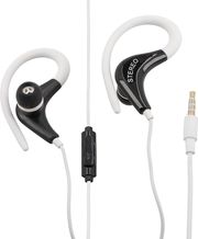 LAMTECH SPORT MOBILE EARPHONES WITH MIC WHITE LAM020229