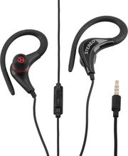 LAMTECH SPORT MOBILE EARPHONES WITH MIC BLACK LAM020212