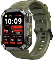 BLACKVIEW MULTI-FUNCT SMARTWATCH WITH FLASHLIGHT COMPASS BT CALL & HEALTH MANAGEMENT GREEN W70PRO-G