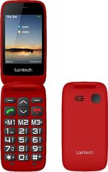 ΚΙΝΗΤΟ LAMTECH FLIP PHONE 2.8' DISPLAY WITH BT FM RADIO SOS 1400 MAH GR MENU FLIP-X RED LAM980657