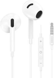 HANDS FREE STEREO FONENG T66 3.5MM WHITE