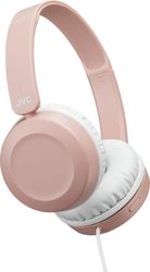 JVC HA-S31M FOLDABLE ON-EAR HEADPHONES WITH MICROPHONE PINK