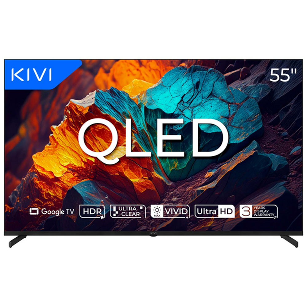 TV 55" KIVI Prime E5 55U720QB 4K UHD QLED Smart Google black