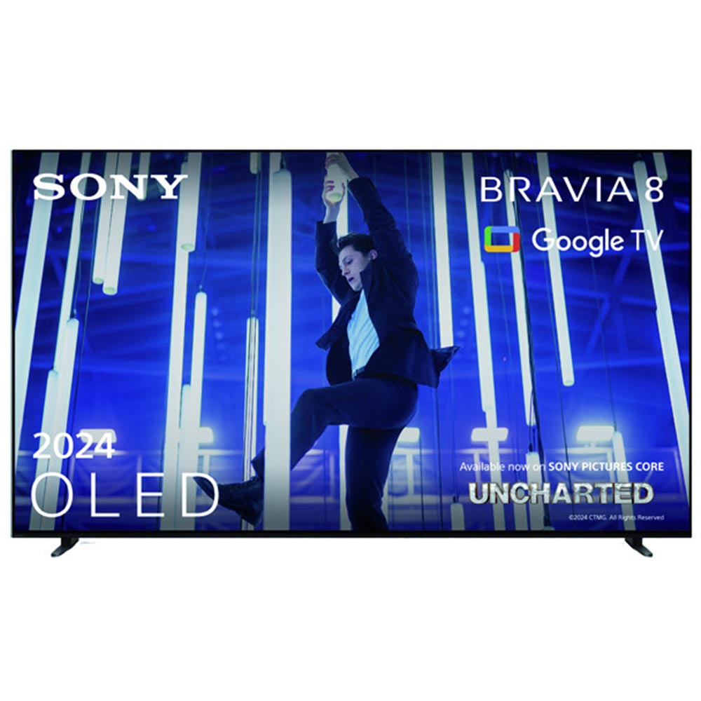 TV 55" SONY Bravia 8 K55XR80PAEP (2024) 4K UHD OLED Smart Google TV dark silver