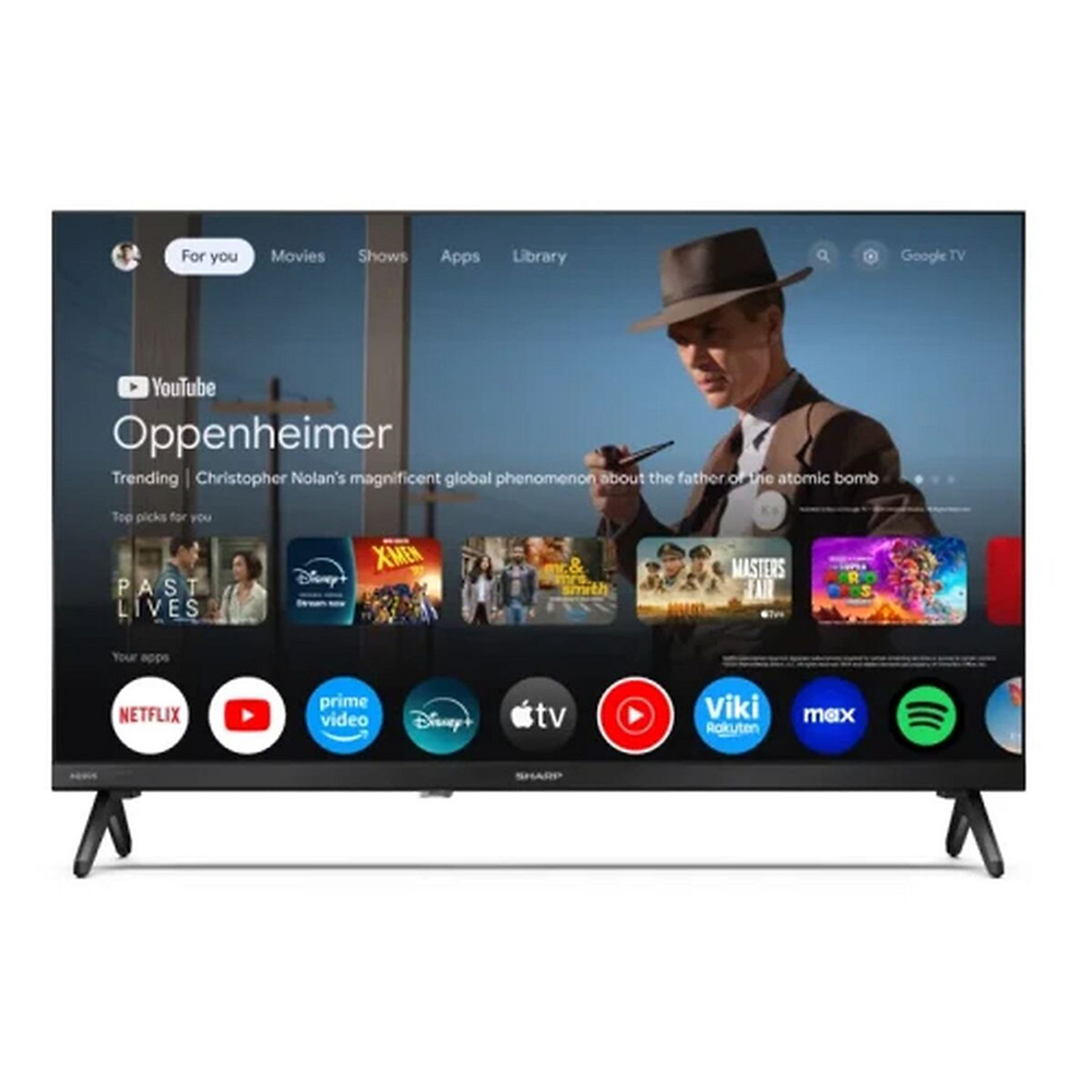 TV 40" SHARP Aquos 40HF3265E FHD QLED Smart Google TV black