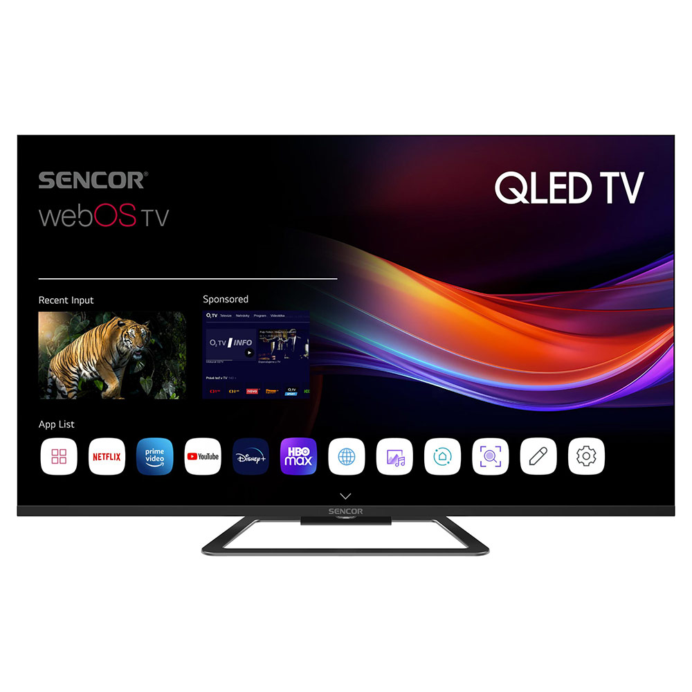 TV 43" SENCOR 43Q871B 4K UHD QLED Smart