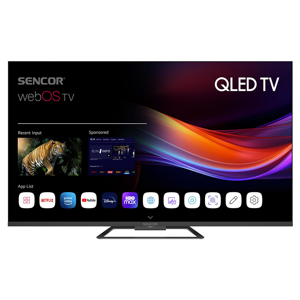 TV 55" SENCOR 55Q871B 4K UHD QLED Smart