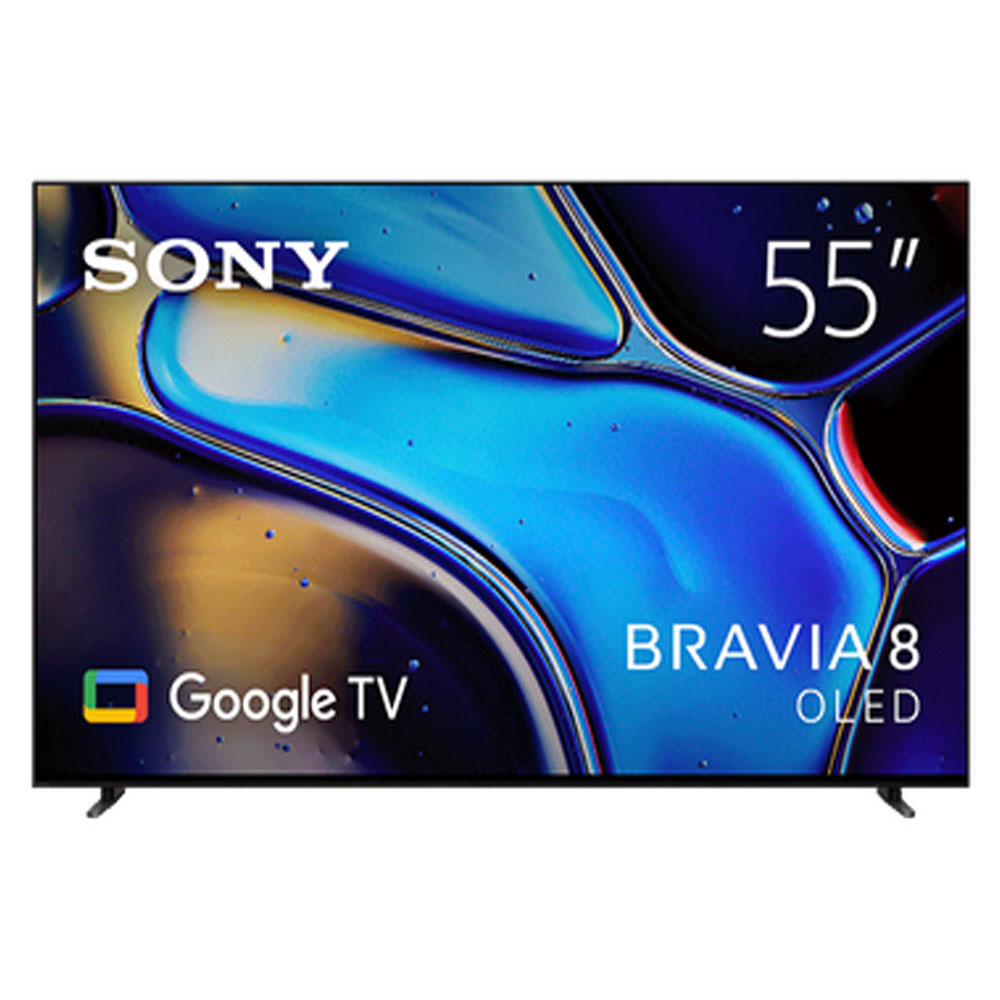 TV 55" SONY Bravia 8Α K55XR8AB (2025) 4K UHD OLED Smart Google TV dark silver