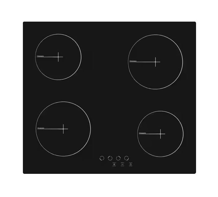 OTTO ECH6060 4 Ceramic Hobs Touch 60 cm Black