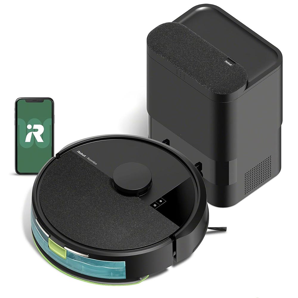Robotic Vacuum Cleaner iRobot Roomba Combo 105 + AutoEmpty Y351040 black