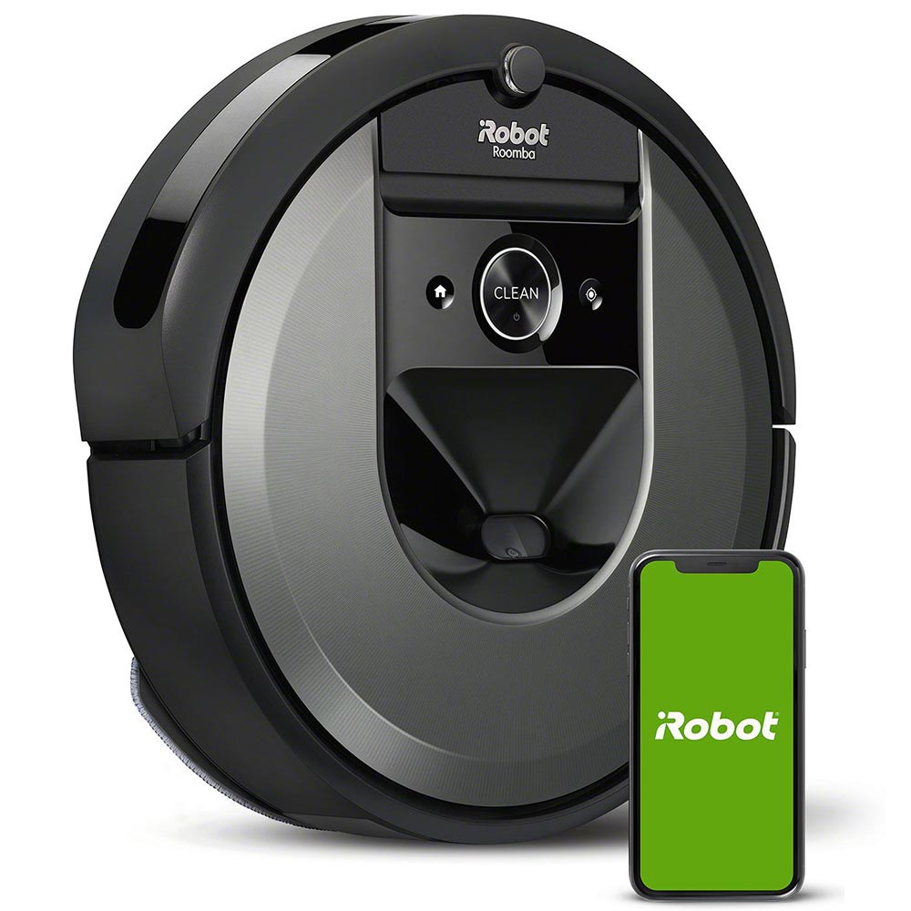 Robotic Vacuum cleaner iRobot Roomba i8 Combo i817840 black/silver