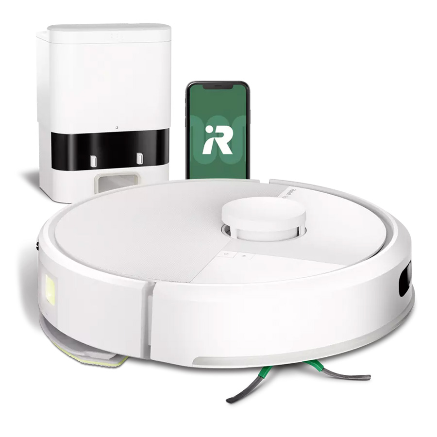Robotic Vacuum Cleaner iRobot Roomba Combo 105 + AutoEmpty Y351240 white