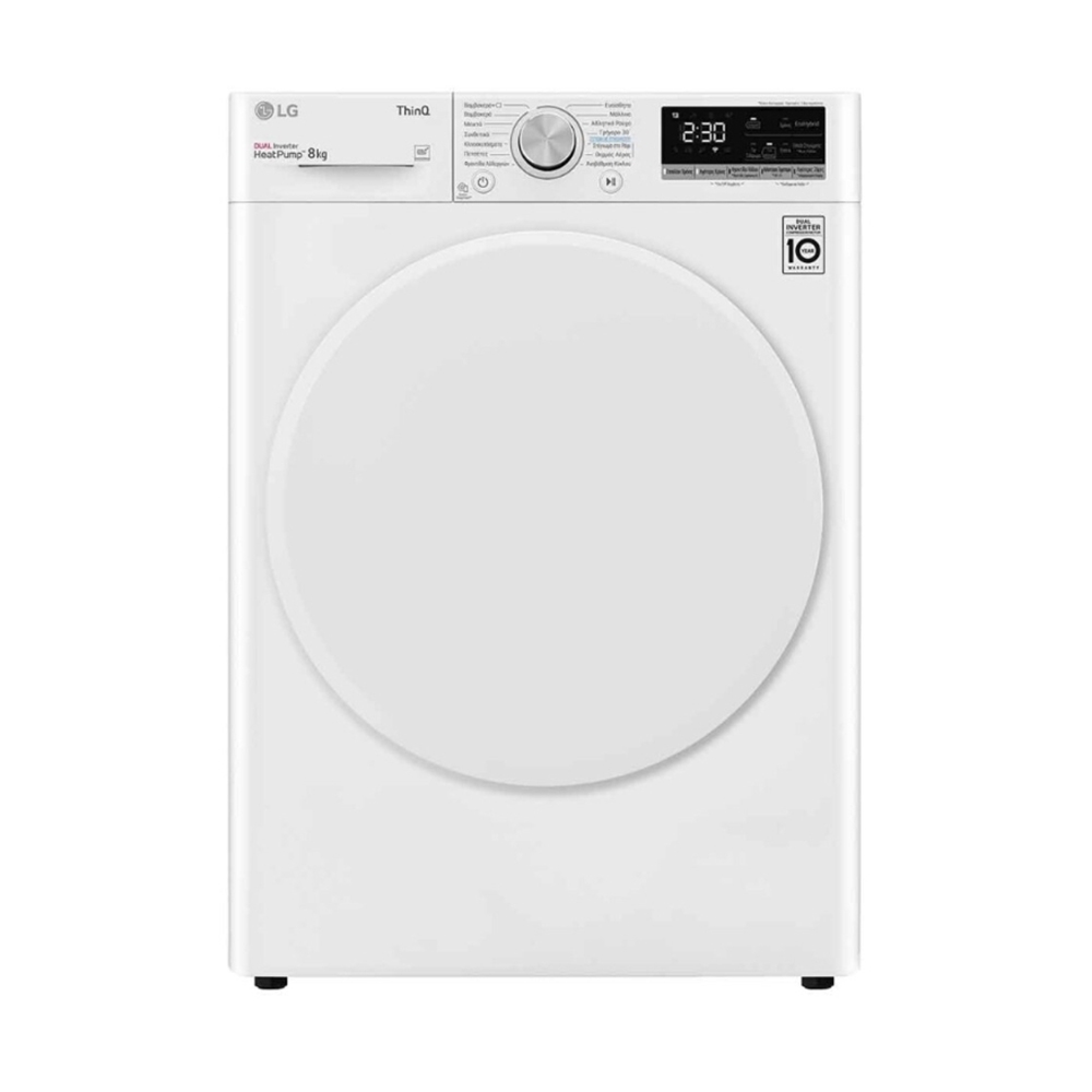 Tumble Dryer LG Hybrid RH80V9AVON white