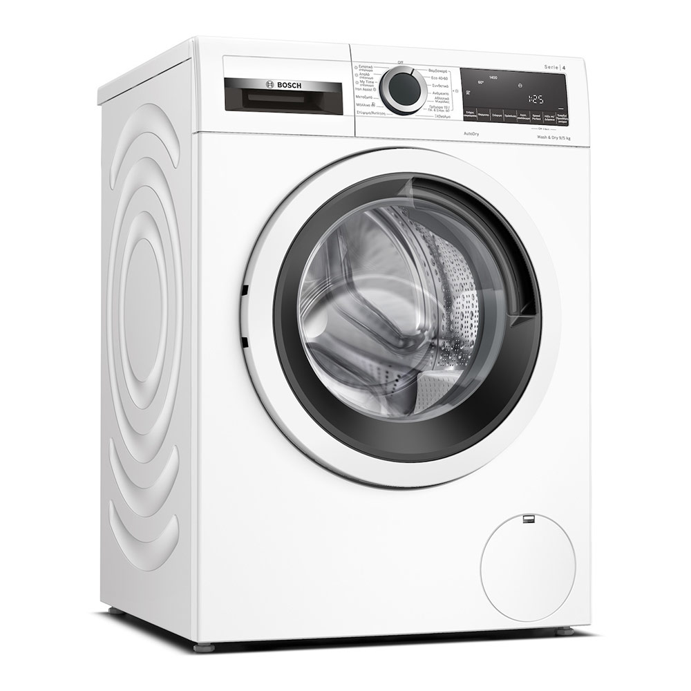 Washer Dryer BOSCH WNA144V9GR white