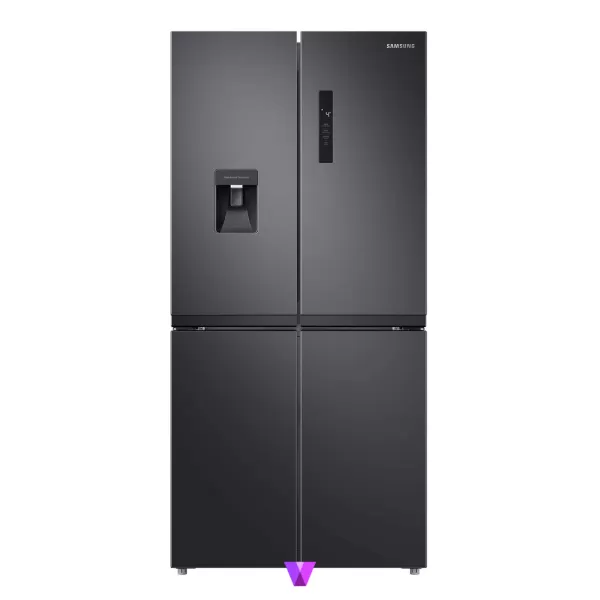 Samsung 4-Door Refrigerator - Matte Black