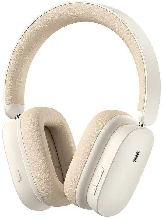 Baseus Bowie H1 Noise Cancelling Wireless Headphones White