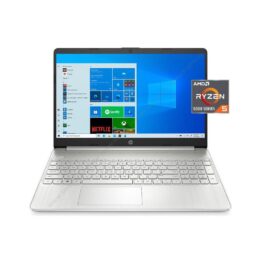 Laptop HP Ryzen 5 5500U/15.6 FHD/8GB/256GB SSD Silver