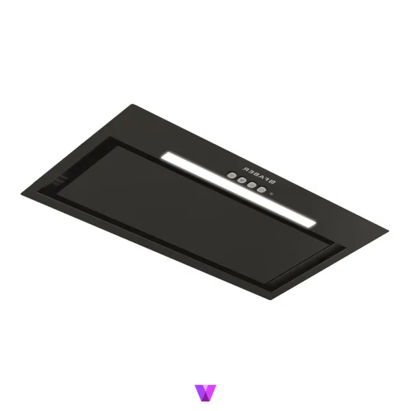 Faber Inca Lux Built in Hood - 52cm, Black