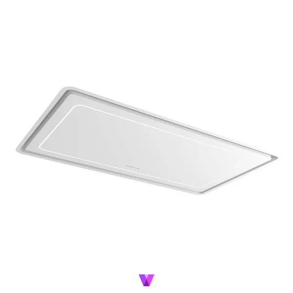 Faber High Light H20 Ceiling Hood - 90cm, Matte White