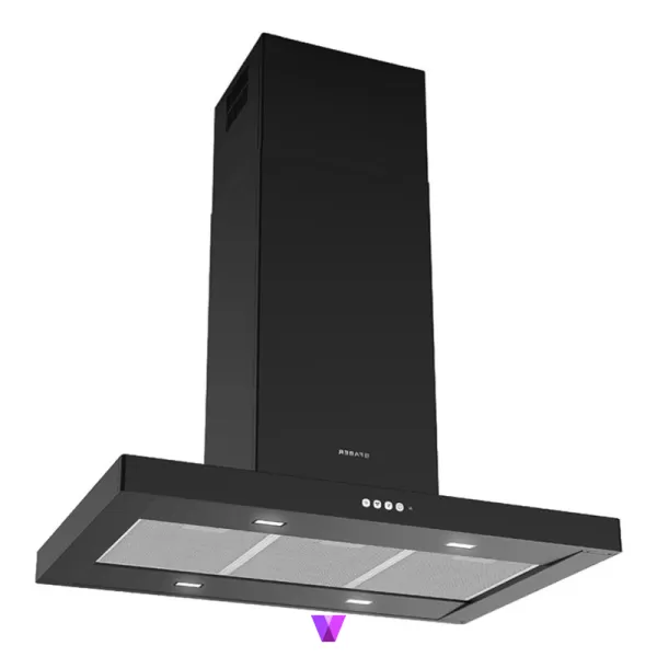 Faber Stilo Comfort Island Hood - 90cm, Black