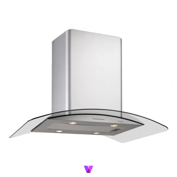Cata Gamma Island Hood - 90cm, Inox