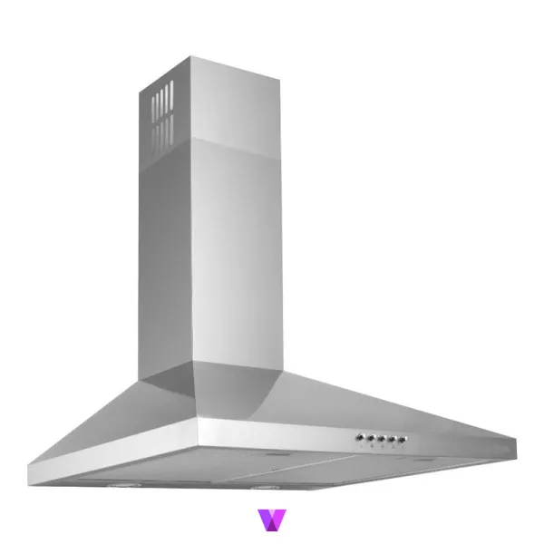 Amica Wall Mount Hood - 60cm, Inox