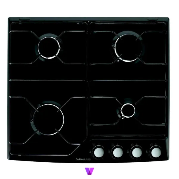 DeDietrich Gas Hob - 60cm, Black