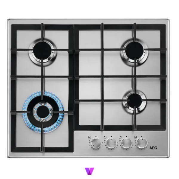 Aeg Gas Hob 6000 Series  - 60cm, Inox
