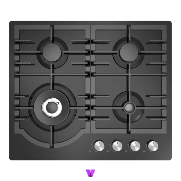 Midea Gas Hobs - Glass Black