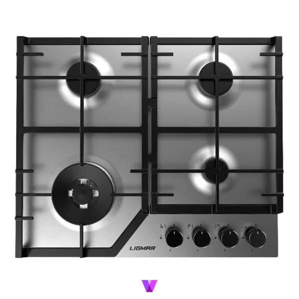 Ligmar Gas Hobs - 60cm, Inox