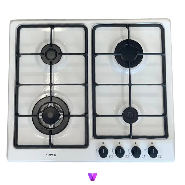 Super Gas Hobs - 60cm, White