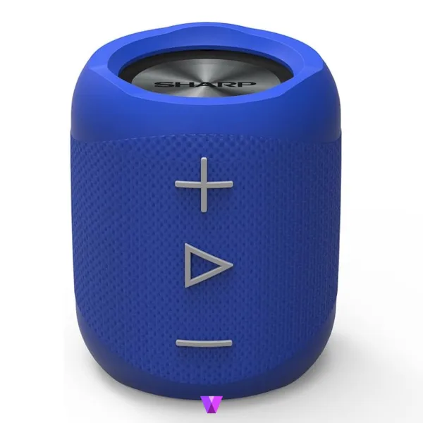 Sharp Bluetooth Speaker - Blue