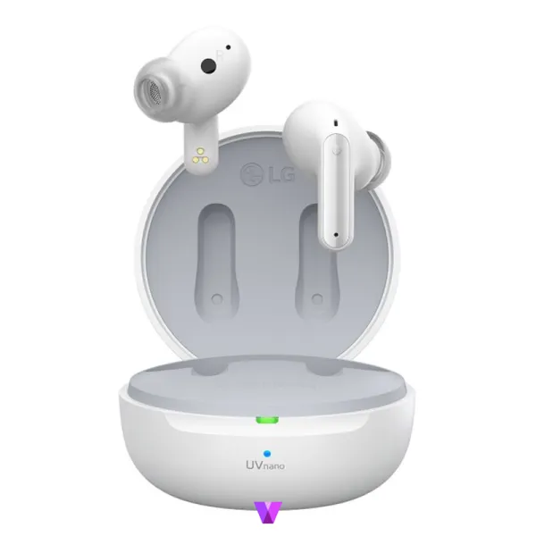LG Tone Free Bluetooth Earbuds - White