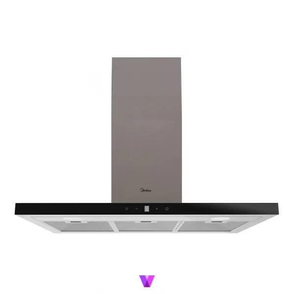 Midea Wall Mount Hood  - 90cm, Inox