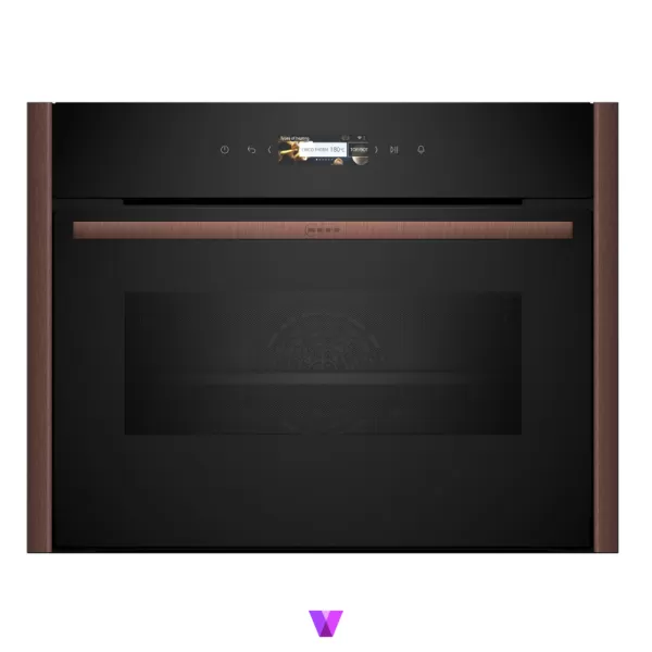 Neff C29MR21Y0 Compact Built In Oven with Microwave N70 Series   - Brushed Bronze