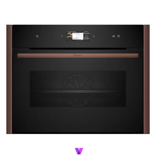 Neff C29FS3AY0 Compact Built In Steam Oven N90 Series - Brushed Bronze