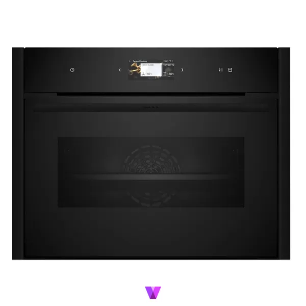 Neff C29FS3AY0 Compact Built In Steam Oven N90 Series - Deep Black
