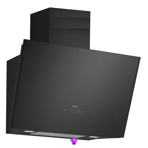 Neff Wall Mount Hood N70 Series - 80cm, Glass Black