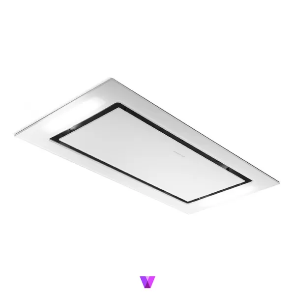 Faber Heaven Glass 2.0 H20 Ceiling Hood  - 90cm, Glass White