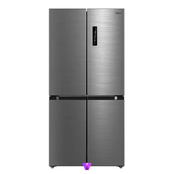 Midea 4-Door Refrigerator - Silver