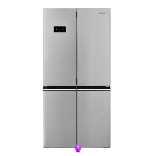 Sharp 4-Door Refrigerator - Inox