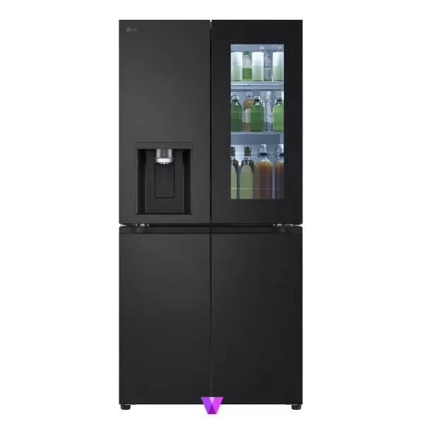 LG InstaView 4-Door Refrigerator - Black