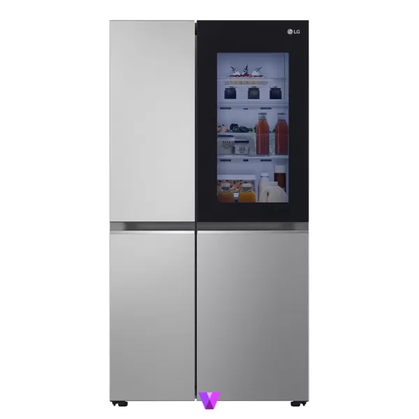 LG InstaView Side by Side Refrigerator - Silver