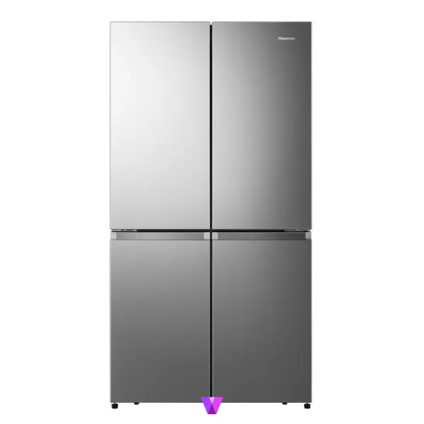 Hisense 4-Door Refrigerator - Inox