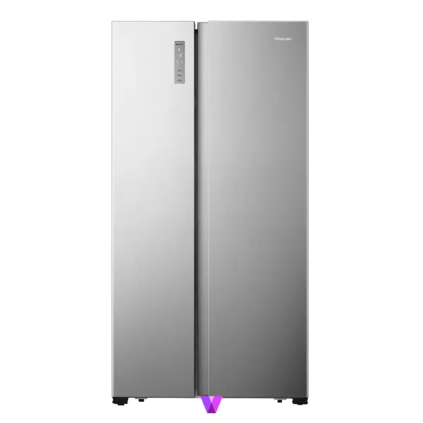 Hisense Side by Side Refrigerator - Silver