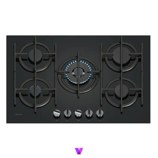 Neff Gas Hob N70 Series - 75cm, Glass Black