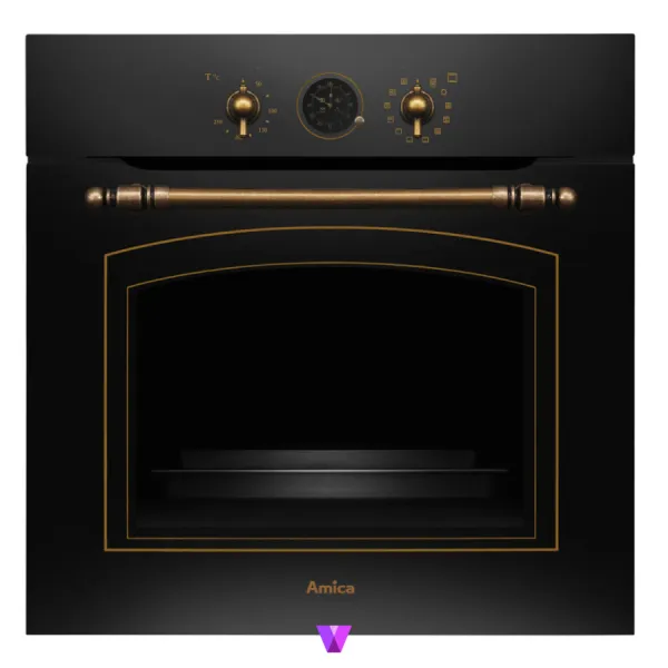 Amica Built In Oven Retro Series - Anthracite